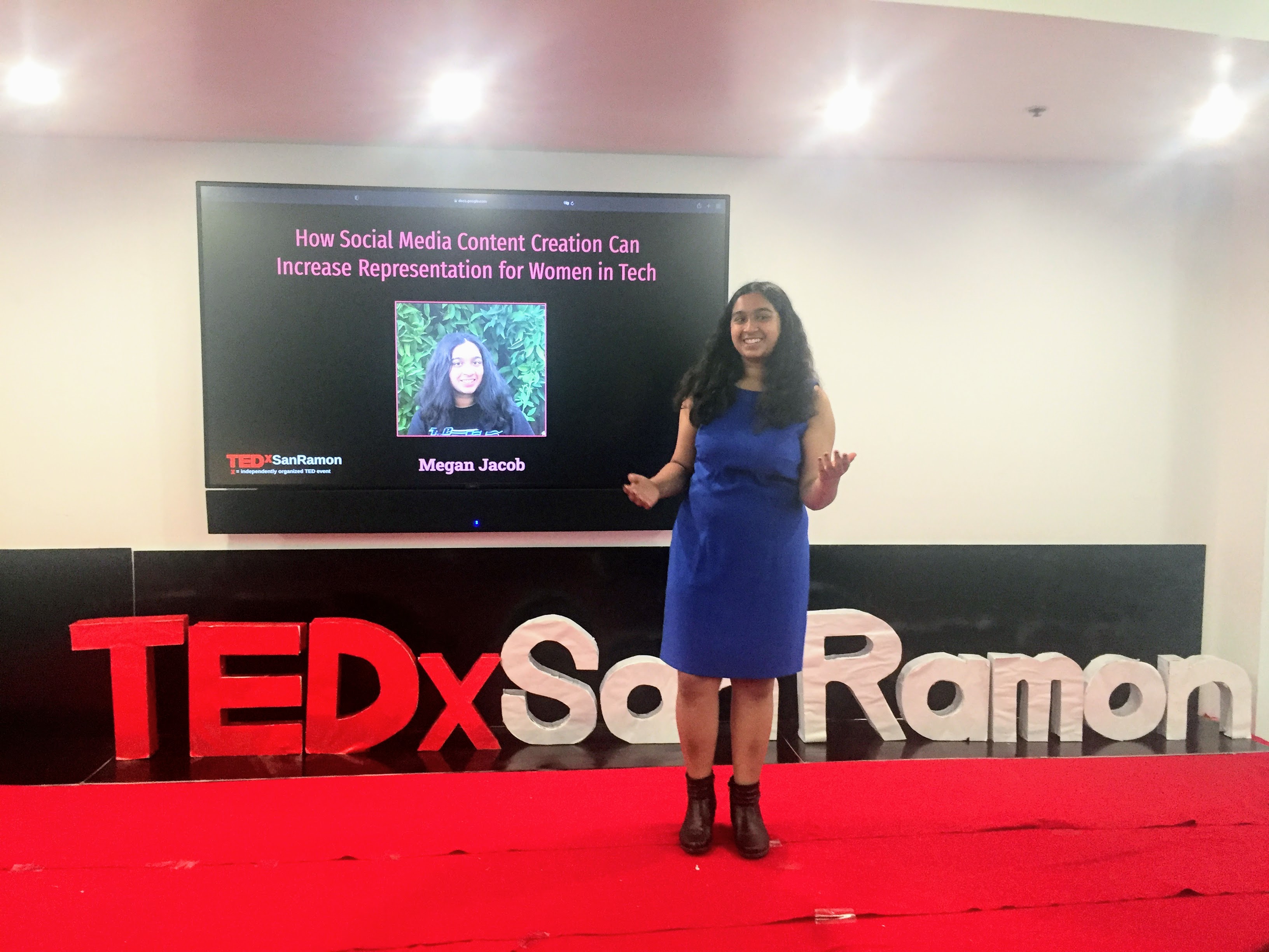 Gave a talk on women in STEM and social media representation at a local TedX event